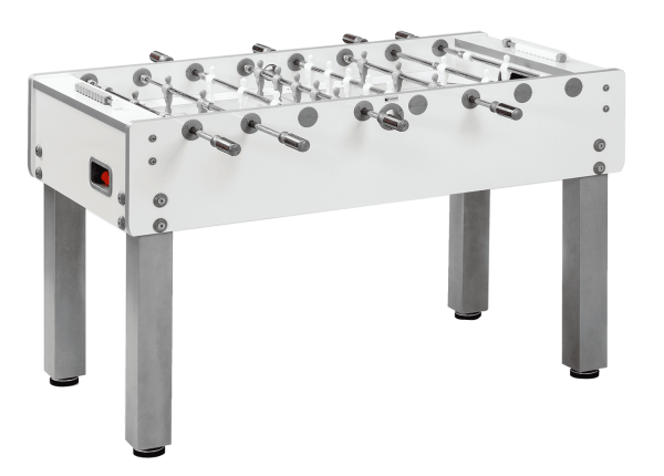 Kurbler Tischfußball Fußballtisch Drehfußballtisch Garlando G-500 Pure White